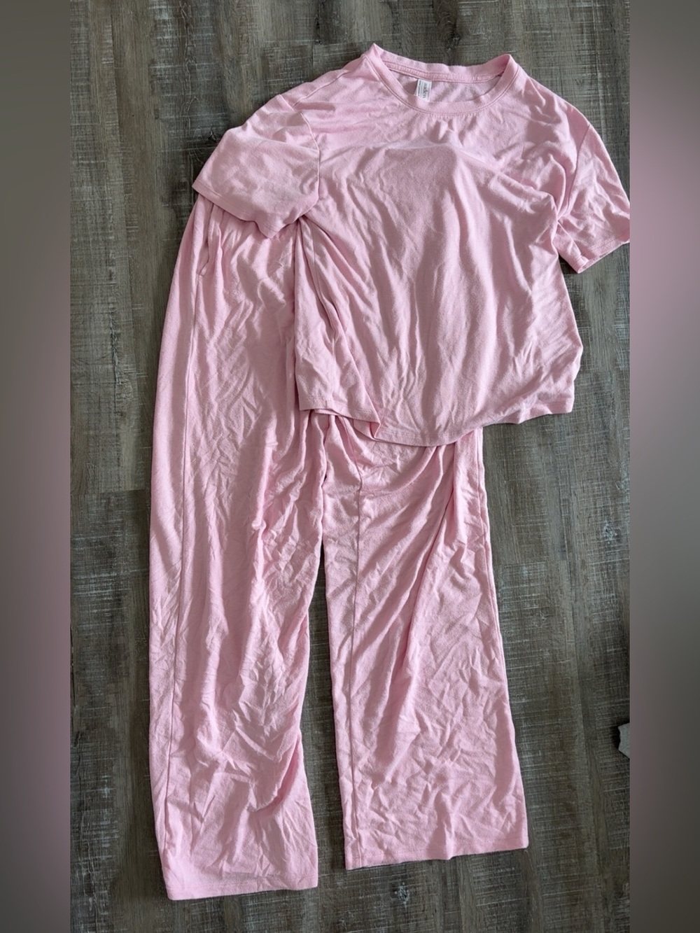 Pink pj set